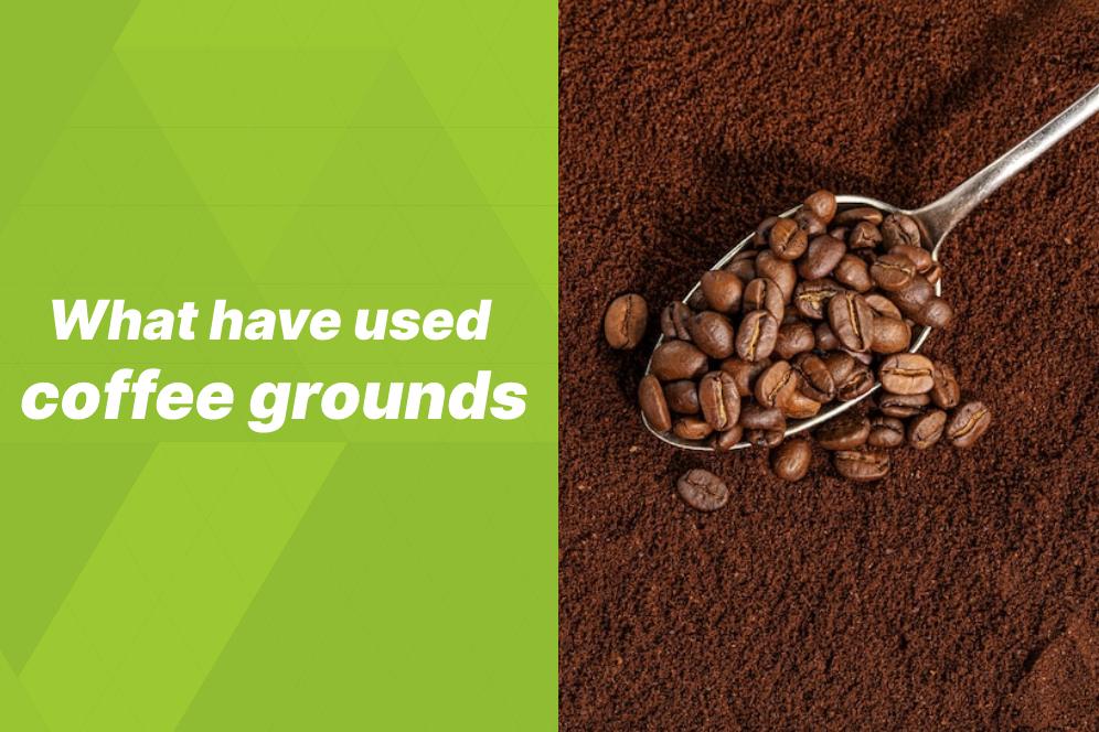 used coffee grounds