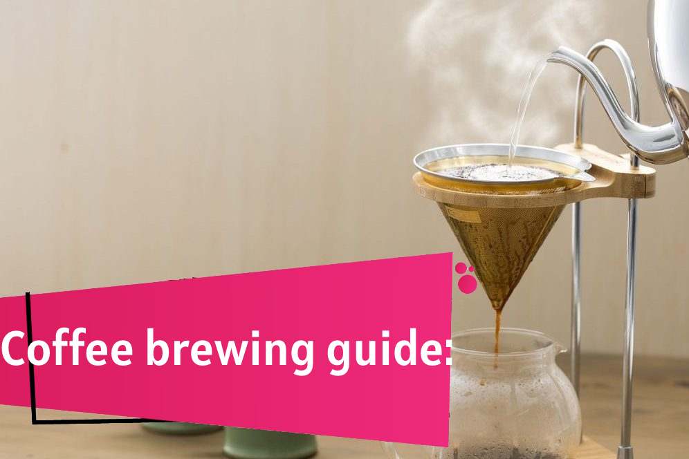 Coffee brewing guide: three stages of drip coffee brewing