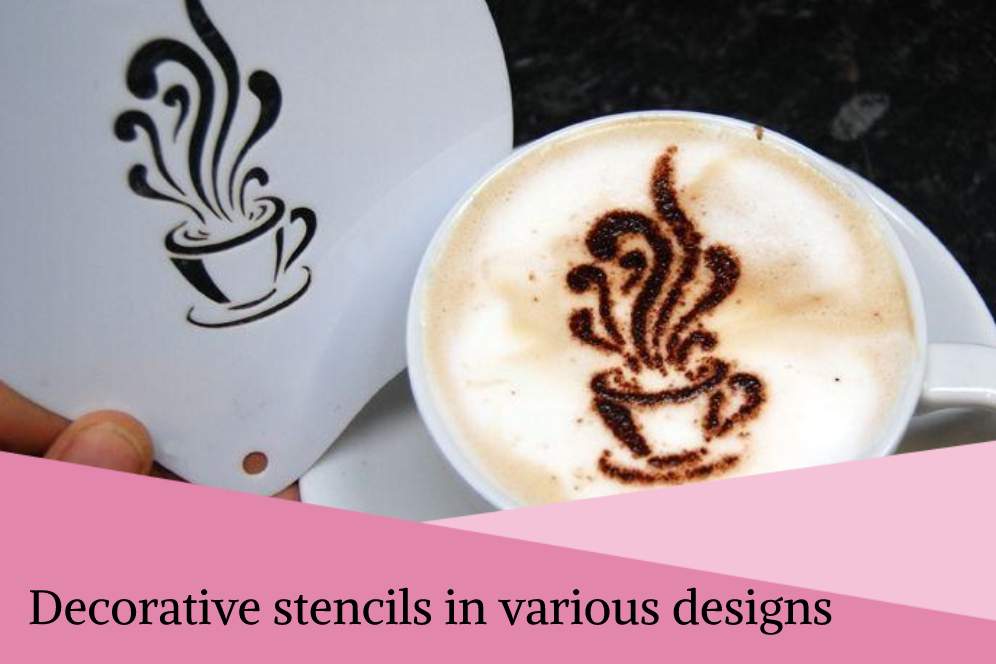 Decorative stencils in various designs