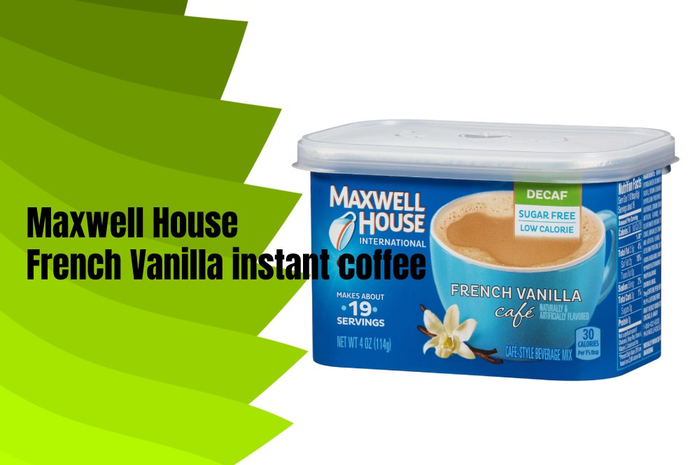 Maxwell House French Vanilla instant coffee
