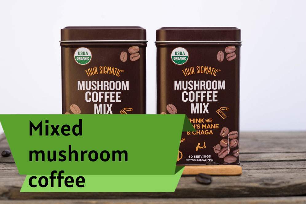 Mixed mushroom coffee