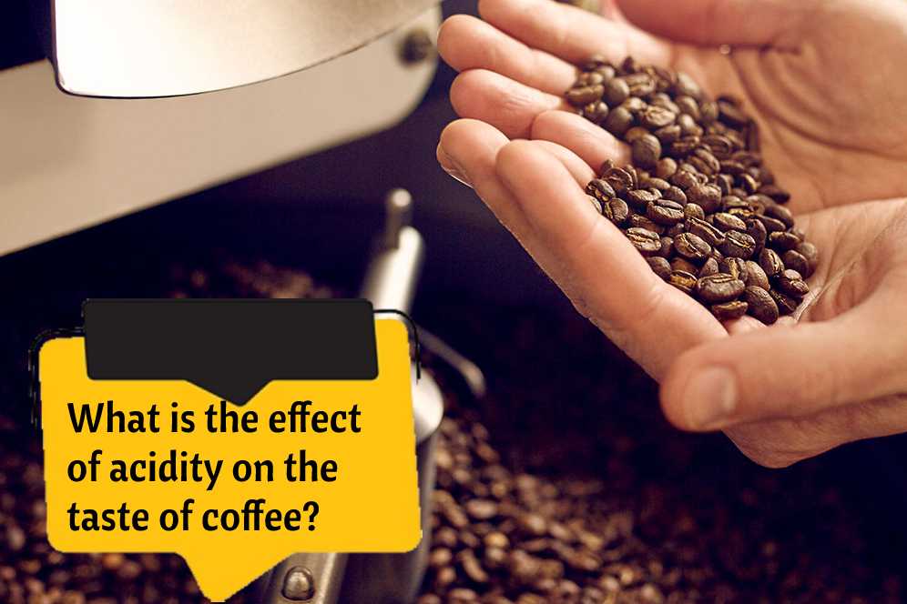 What is the effect of acidity on the taste of coffee?