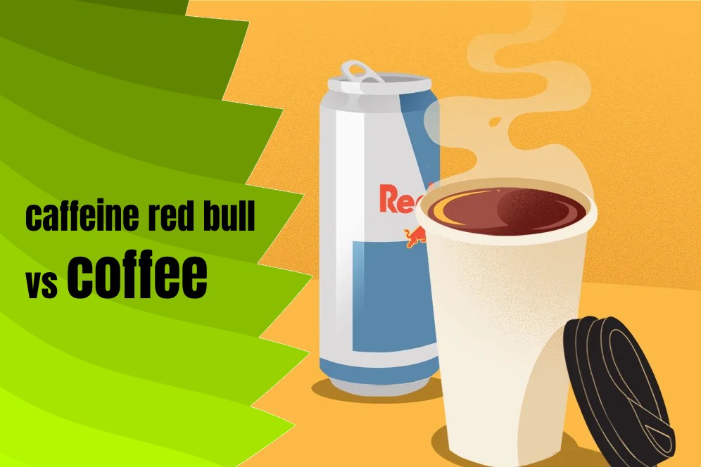 caffeine red bull vs coffee